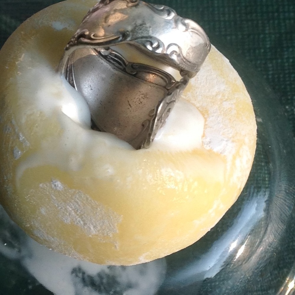 M Monogrammed Silverware Ring. - image 4